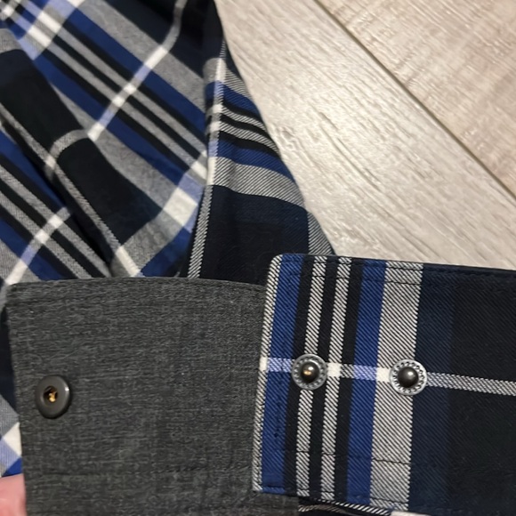 Express Fitted Plaid Dress Shirt - Picture 10 of 11